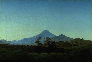 Caspar David Friedrich Bohmische Landschaft